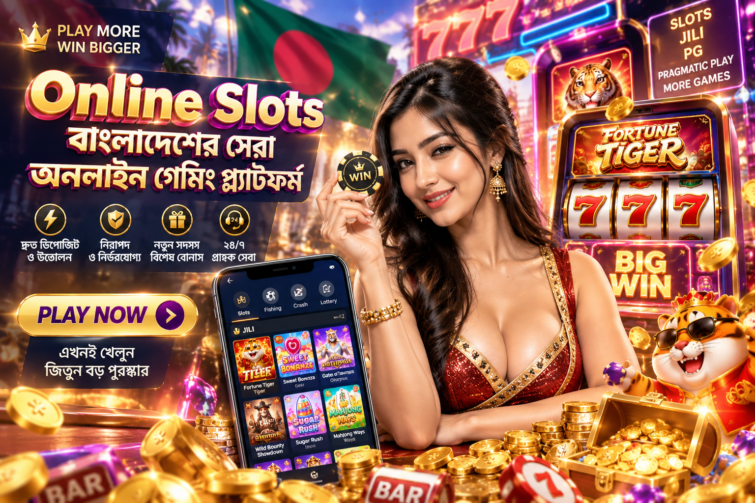 111bd Crazy Time — a colorful giant spinning wheel game show set with orange lighting